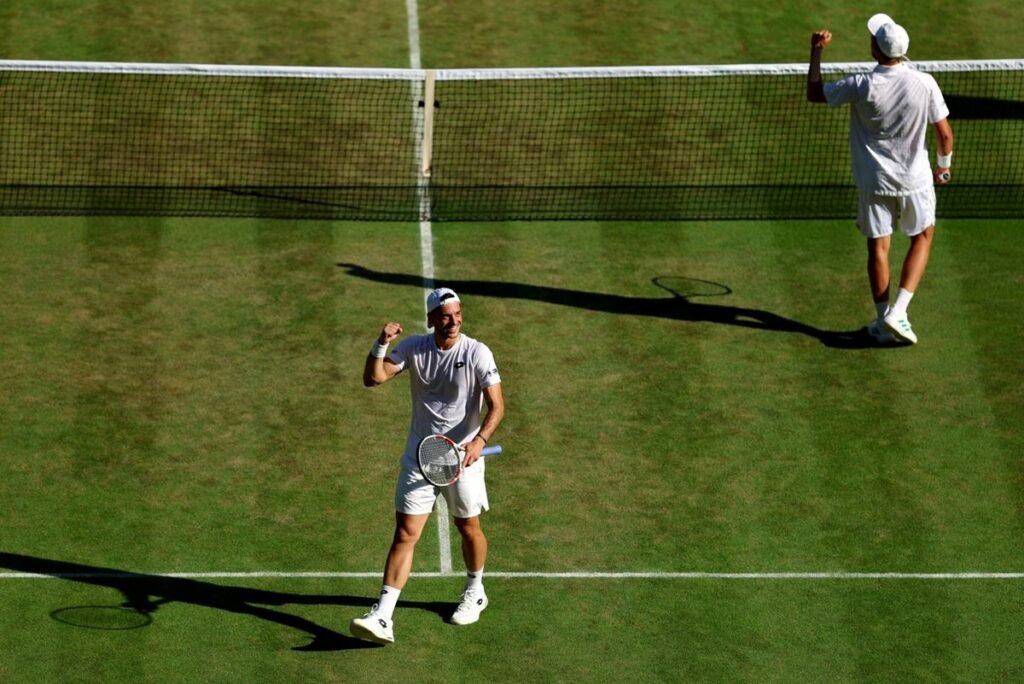 2025 lloyd glasspool julian cash wimbledon sf celebration